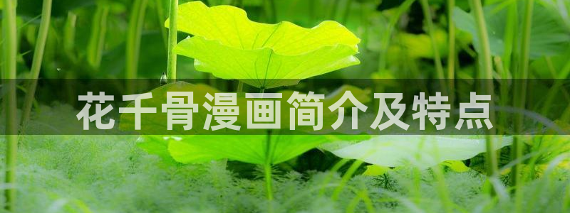 禁漫天堂漫画软件下载：花千骨漫画简介及特点